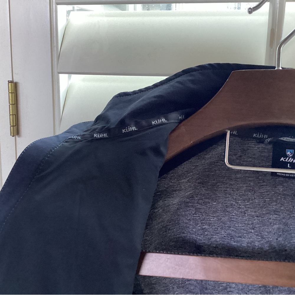 Kuhl Burr Jacket born in the mountains size large logos black - Picture 10 of 12